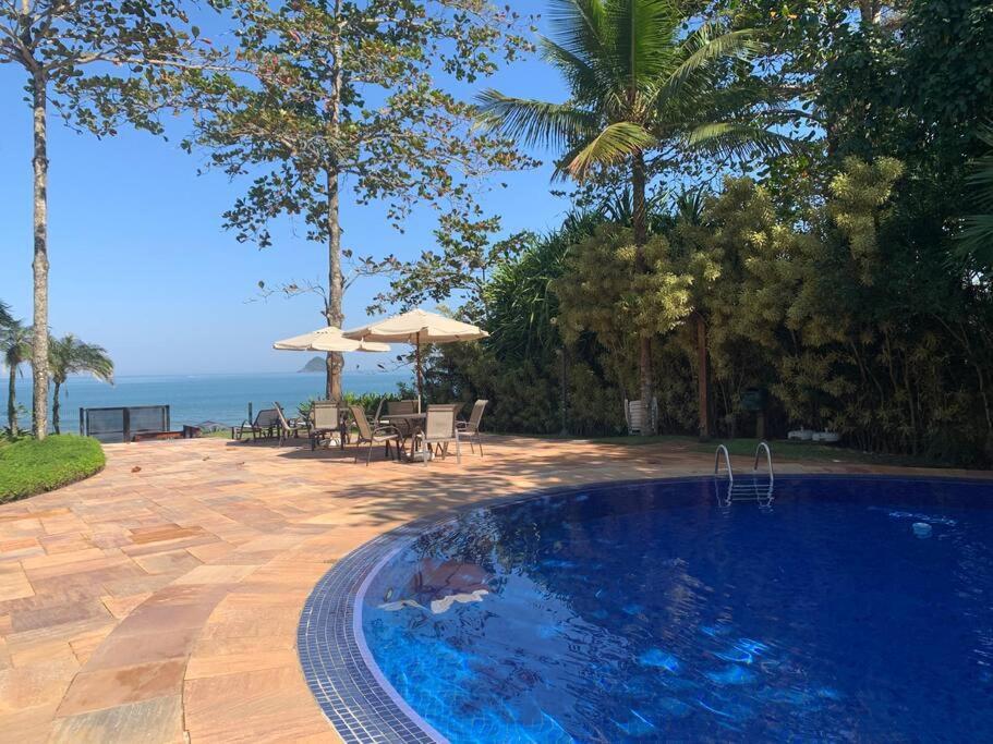 Casa Deliciosa Em Condo C/ Piscina Frente Ao Mar Sao Sebastiao  Exterior foto